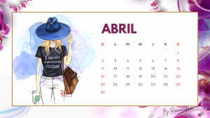 Calendario Abril 2023
