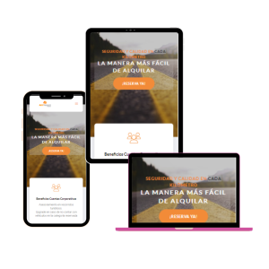 diseño web responsivo. Adaptación de sitio web a celulares, tablets y laptops